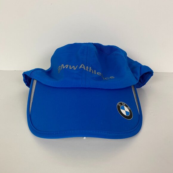 Puma BMW Athletics Hat Adjustable Adult Blue Baseball Running - Picture 2 of 8